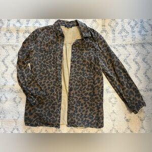 Cheetah Print Jean Jacket!